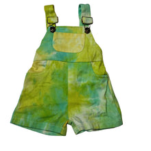 Load image into Gallery viewer, Unisex Foshan, tie dyed shortalls, GUC, size 00,