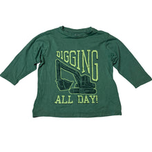 Load image into Gallery viewer, Boys KID, cotton long sleeve tee , digger, GUC, size 1,