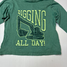 Load image into Gallery viewer, Boys KID, cotton long sleeve tee , digger, GUC, size 1,