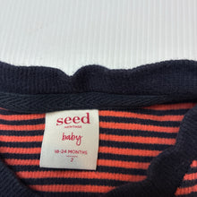 Load image into Gallery viewer, Boys Seed, ribbed stretch cotton henley tee, GUC, size 2,