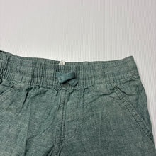 Load image into Gallery viewer, Boys Target, khaki cotton / linen shorts, elasticated, GUC, size 1,