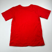 Load image into Gallery viewer, Unisex KID, red cotton t-shirt, EUC, size 7,