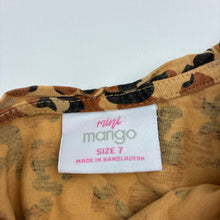 Load image into Gallery viewer, Girls Mango, cotton twist front top wash fade, FUC, size 7,