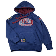 Load image into Gallery viewer, Unisex Oxford University, fleece lined hoodie sweater, GUC, size 7-8,