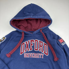 Load image into Gallery viewer, Unisex Oxford University, fleece lined hoodie sweater, GUC, size 7-8,