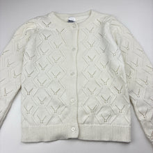 Load image into Gallery viewer, Girls Anko, knitted cotton cardigan, EUC, size 5,