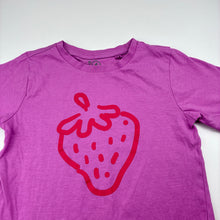 Load image into Gallery viewer, Girls KID, cotton t-shirt, strawberry, EUC, size 4,