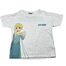 Load image into Gallery viewer, Girls Cotton On, disney frozen Elsa cotton t-shirt wash fade, FUC, size 5,