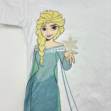 Load image into Gallery viewer, Girls Cotton On, disney frozen Elsa cotton t-shirt wash fade, FUC, size 5,