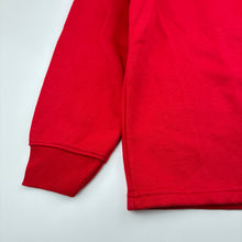 Load image into Gallery viewer, Unisex B Collection, red fleece lined sweater/jumper, GUC, size 6,
