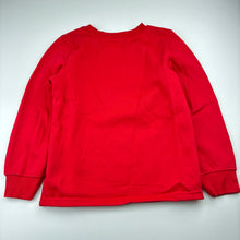 Load image into Gallery viewer, Unisex B Collection, red fleece lined sweater/jumper, GUC, size 6,