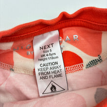 Load image into Gallery viewer, Unisex Next, cotton pajama t-shirt/top, fruit, EUC, size 5,
