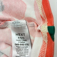 Load image into Gallery viewer, Unisex Next, cotton pajama t-shirt/top, fruit, EUC, size 5,