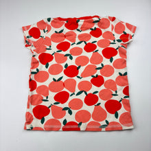 Load image into Gallery viewer, Unisex Next, cotton pajama t-shirt/top, fruit, EUC, size 5,