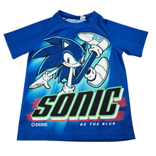 Load image into Gallery viewer, Boys H&amp;M, Sonic the Hedgehog lightweight top, EUC, size 7-8,