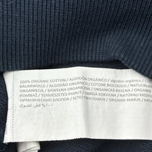 Load image into Gallery viewer, Girls MNG, navy organic cotton sweater/jumper, EUC, size 10,