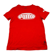 Load image into Gallery viewer, Unisex Puma, cotton sports/activewear t-shirt, EUC, size 7-8,