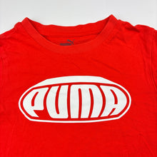 Load image into Gallery viewer, Unisex Puma, cotton sports/activewear t-shirt, EUC, size 7-8,