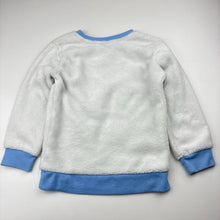 Load image into Gallery viewer, Girls Fleece, pyjama top, rabbit, pilling, FUC, size 2,