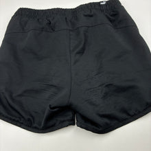 Load image into Gallery viewer, Girls Puma, black sports shorts elasticated, FUC, size 7-8,