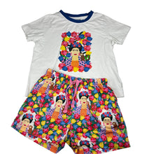 Load image into Gallery viewer, Girls Peter Alexander, Studio Grand Pere cotton pyjama set, wash fade, FUC, size 8,