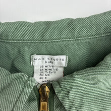 Load image into Gallery viewer, Girls MAX STUDIO, khaki lyocell/cotton/linen playsuit, GUC, size 8,