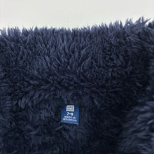 Load image into Gallery viewer, Unisex Uniqlo, navy fleece zip up sweater/jacket, EUC, size 7-8,