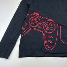 Load image into Gallery viewer, Boys Kid, cotton long-sleeve pyjama top, gaming, GUC, size 12,