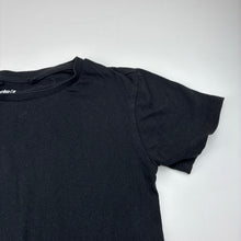 Load image into Gallery viewer, Unisex Anko, black cotton t-shirt/top, GUC, size 8,