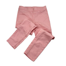 Load image into Gallery viewer, Girls H&amp;M, pink jeggings/leggings elasticated, EUC, size 4,