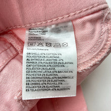 Load image into Gallery viewer, Girls H&amp;M, pink jeggings/leggings elasticated, EUC, size 4,