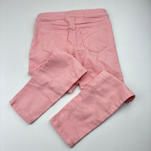 Load image into Gallery viewer, Girls H&amp;M, pink jeggings/leggings elasticated, EUC, size 4,