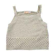 Load image into Gallery viewer, Girls GHANDA, knitted cotton summer top, GUC, size 3-4,