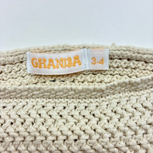 Load image into Gallery viewer, Girls GHANDA, knitted cotton summer top, GUC, size 3-4,