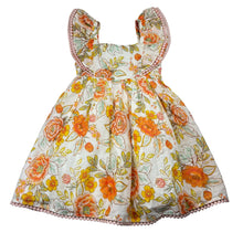 Load image into Gallery viewer, Girls Cynthia Rowley, lined floral cotton dress, EUC, size 4, L: 56cm