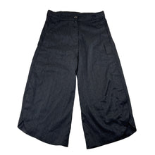 Load image into Gallery viewer, Girls Mini Minors Boutique, black silk pants adjustable, EUC, size 3-4,