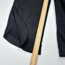 Load image into Gallery viewer, Girls Mini Minors Boutique, black silk pants adjustable, EUC, size 3-4,