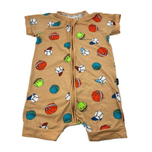 Load image into Gallery viewer, Unisex Bonds, zip Wondersuit / zippy / romper, GUC, size 3,