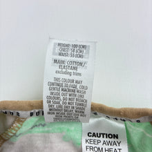 Load image into Gallery viewer, Unisex Bonds, zip Wondersuit / zippy / romper, crocodiles, wash fade, FUC, size 3,