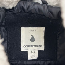 Load image into Gallery viewer, Unisex Country Road, navy wool blend duffle coat/jacket, EUC, size 2-3,