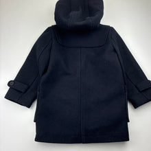 Load image into Gallery viewer, Unisex Country Road, navy wool blend duffle coat/jacket, EUC, size 2-3,