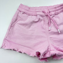 Load image into Gallery viewer, Girls KID, pink stretch cotton shorts elasticated, GUC, size 8,