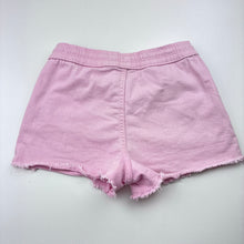 Load image into Gallery viewer, Girls KID, pink stretch cotton shorts elasticated, GUC, size 8,