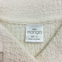 Load image into Gallery viewer, Girls Mango, stretchy lightweight textured short sleeve shirt, EUC, size 12,