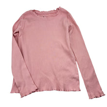 Load image into Gallery viewer, Girls Anko, pink ribbed long sleeve tee/top, GUC, size 6,