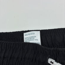 Load image into Gallery viewer, Boys Anko, black lightweight board shorts elasticated, GUC, size 1,