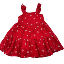 Load image into Gallery viewer, Girls Anko, embroidered cotton summer dress, FUC, size 1, L: 46cm