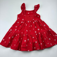 Load image into Gallery viewer, Girls Anko, embroidered cotton summer dress, FUC, size 1, L: 46cm