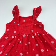 Load image into Gallery viewer, Girls Anko, embroidered cotton summer dress, FUC, size 1, L: 46cm