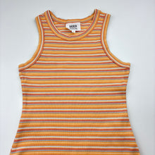Load image into Gallery viewer, Girls Seed, striped ribbed casual dress, light mark back hem, FUC, size 12, L: 67cm